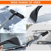 Ice Scraper Car with Broom 3-in-1 Car Cleaning Brush, Ice