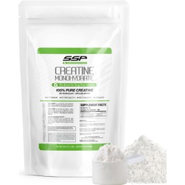 SSP SSP Creatine Monohydrate - Unflavored Supplement for Hydration, Recovery & Muscle Support - Workout & Fitness Nutrition for Women & Men - 100% Pure Creatine