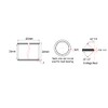 sourcing map Pack of 3 Sleeves (Smooth) Bearings, Wrapped Oilless