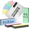 YOURGANIZE® 48 Magnetic Strips Writeable – 8 x 3 cm,