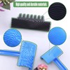 Wood Graining Painting Tool Set Soft Rubber 4Pcs Wood Grain