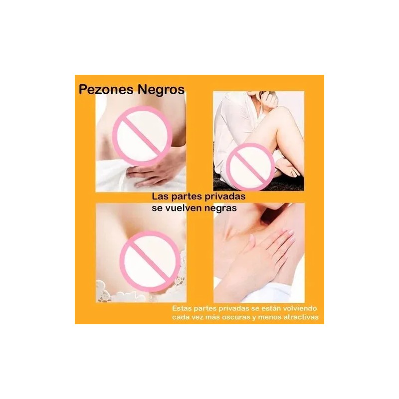 Crema Aclarante Zonas Intima Pezón Axilas Mujer Blanquea F