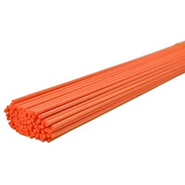 Ougual 100 Stck Fasern st?bchen Reed Diffusor St?cke Reed Sticks ?therisches ?l Aroma Diffusor St?cke (20cm*3mm, Orange)