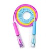 YUEDONG Speed Jump Rope Double Bearing Segmented Anti-Tangle Adjustable Silicone
