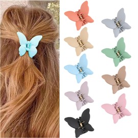 Butterfly Non-Slip Claw Clips Strong Hold Claw Clip for Medium Thick Hair Women Girls Hawaiian Hair Accessories (HairclawButterfly)