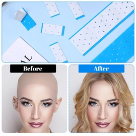 HJZHII 10 Sheets Wig Tape Double Sided Ultra Hold, Lace Tape for Wigs Clear Waterproof Hold Lace Glue Breathability Lace Wigs for Toupee Hairpiece Hair Extension, 11.8x1.85in