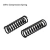 TOP-VIGOR 10Pcs Compression Spring, 1.2mm Wire Dia, 10mm OD, 30mm