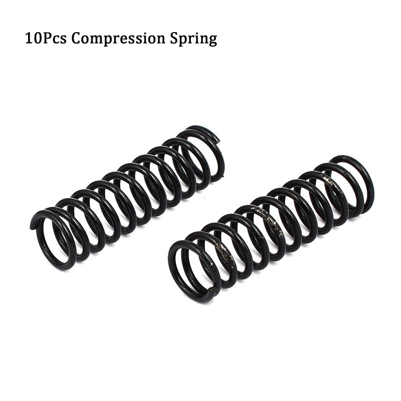 TOP-VIGOR 10Pcs Compression Spring, 1.2mm Wire Dia, 10mm OD, 30mm