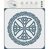 Stencils for Walls: Celtic Cross Stencil, 8.5 x 8.5 inch