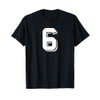 Number #6 Retro Sports Team T-Shirt