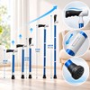Adjustable Telescopic Walking Cane for Daily Support – Portable Anti-Slip