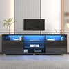 St.Mandyu LED TV Stand for 75/80 inch TV, Modern Television