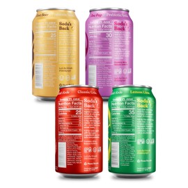 Poppi Sparkling Prebiotic Soda Beverage with Apple Cider Vinegar, Seltzer Water and Fruit Juice, The Classics Variety Pack, 12 Fl Oz, Pack of 12, Packaging May Vary