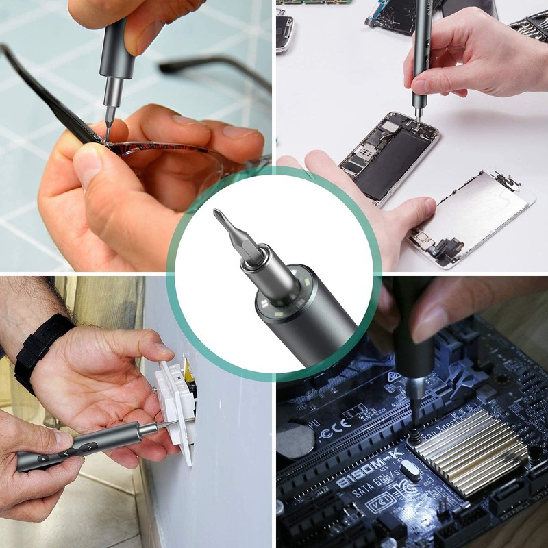 ORIA Electric Screwdriver, 28 in 1 Mini Precision Screwdriver Set,