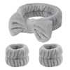 Face Wash Headband & Wrist Bands 3 Pack - Soft