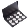 Allwon Empty Magnetic Eyeshadow Makeup Palette with 12Pcs 26mm Round