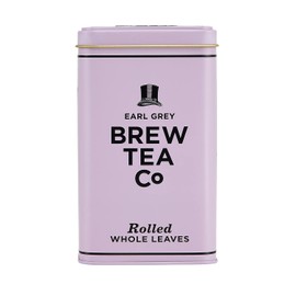 Brew Tea Co - Earl Grey Tea in Classic Purple Tin - Light & Fragrant - 150g Loose Leaf Tea