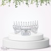 Parcelona French Classic Clear Crystal Color Covered Spring Celluloid Jumbo