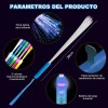 Pack 25 Varitas de Fibra Óptica LED para Eventos y
