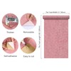 CHIHUT 12”x100” Self Adhesive Velvet Flocking Liner Sheet Peach Pink