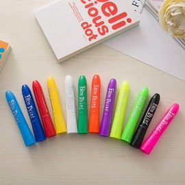 Sucodver Face Paint, Body Paint, Pen, 12 Colors, Face Pen, Paint, Water-based, Crayon, Maternity Paint, Face Painting, Easy Washing, Halloween, Christmas, Event, Sports Support Props
