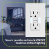 Leviton GFNL1-W Self-Test SmartlockPro Slim GFCI Tamper-Resistant Receptacle with Guidelight