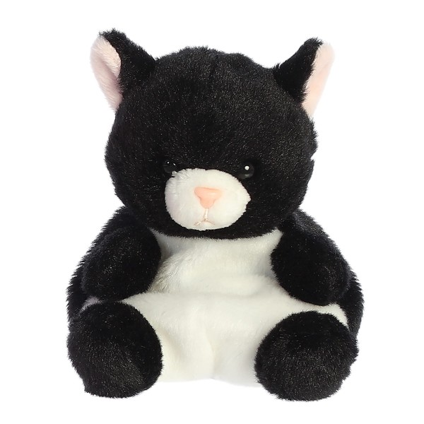 Aurora® Adorable Palm Pals™ Cricket Cat™ Stuffed Animal - Pocket-Sized Fun - On-The-Go Play - Black 5 Inches