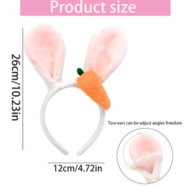Niwieoi 1 PCS Bunny Ears,Easter Bunny Ears,Bunny Ears Headband,Baby Bunny Ears,Bunny Ears Kids,Easter Headbands,Easter Ears,Easter Bunny Ears Kids,Rabbit Ears Headband,Easter Headband