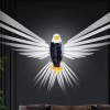 Bald American Eagle Wall Light with Remote Control Magnetic Wall