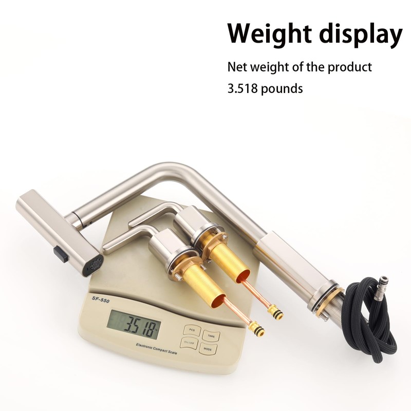 Kitchen Sink Faucet for 3 4 Hole with Sprayer -
