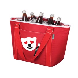 PICNIC TIME Coca-Cola Emoji Topanga Tote Cooler Bag, Soft Cooler Bag, Picnic Cooler, (Red)