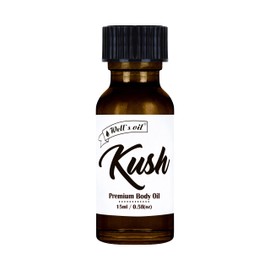 Well's Oil Perfume Oil - Inspired by Kush | Herbal & Woody notes | Long-Lasting | Paraben-Free (0.5 Fl Oz / 15 ml)