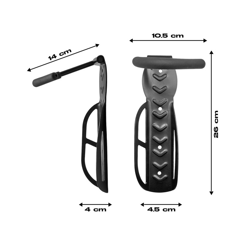 Soporte de Gancho de Acero para Colgar Bicicleta en la