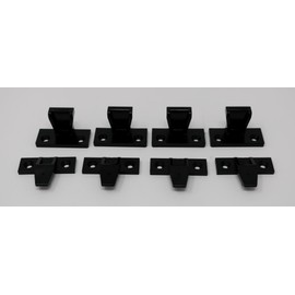 Visua Keku Push Fit Screw in Panel Furniture Connectors Bracket Fixings (4 Pack)