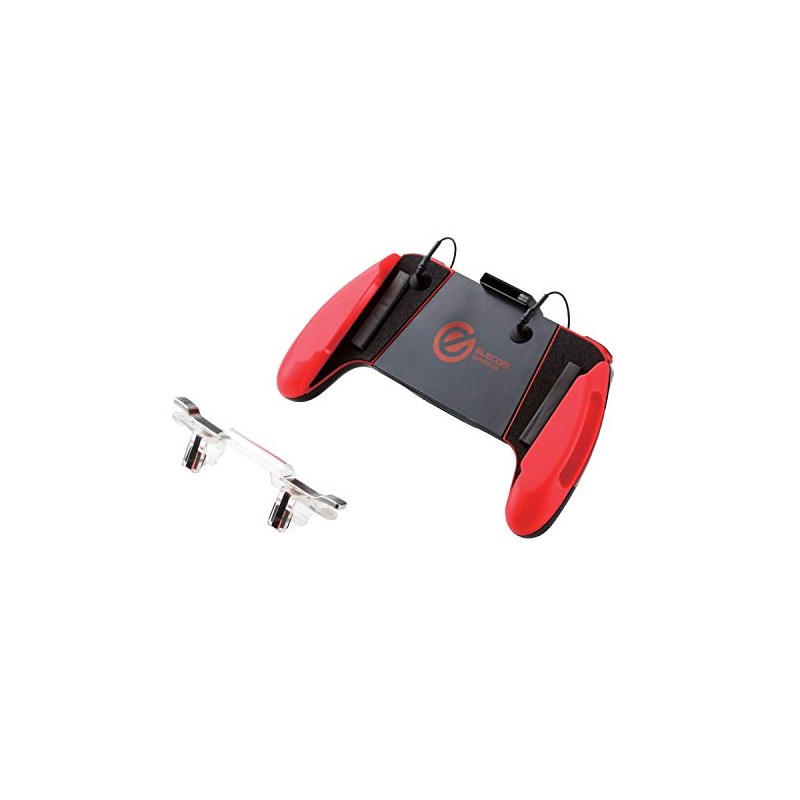 Elecom P-GMGS4B01RD Gaming Button Grip for Smartphones (4 Buttons) (Red)
