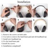 Studio 3 - Diadema de repuesto para diadema superior, kit