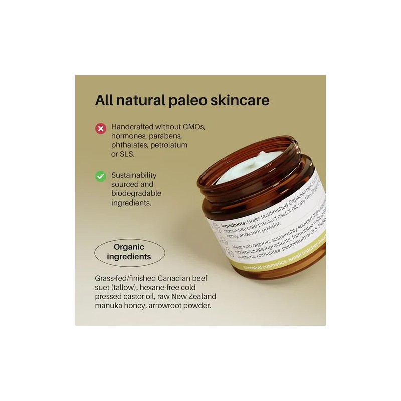 Lipidology Manuka, Crema Facial Y Corporal, 2.0 Fl Oz