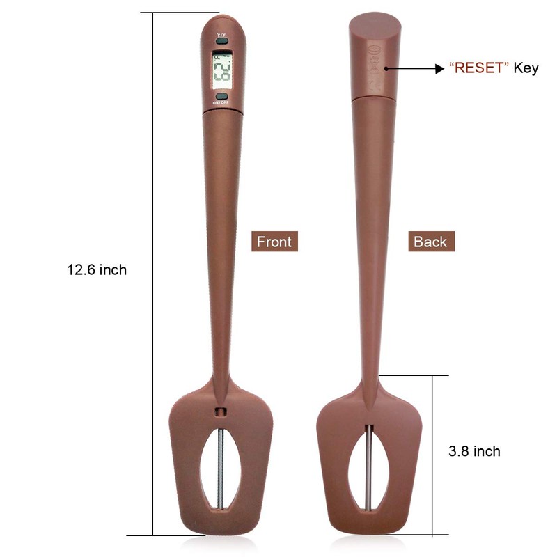 Efeng Candy Spatula with Thermometer Built in and Pot Clip