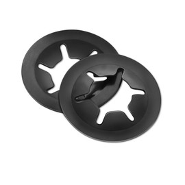 M12 Internal Tooth Star Lock Washers, Quick Speed Locking Washers, Steel Black Finish Push on Locking Washer, Speed Retaining Clips Fasteners, 50 PCS