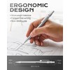 Nicpro 4 Pack Mechanical Pencil 0.5 mm with Case, MB1000