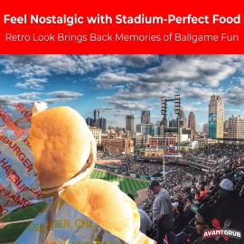 Grease Proof Burger Wrappers 50 Pack Grease Proof Burger Wrappers Insulated Hamburgers Foil Paper for Party