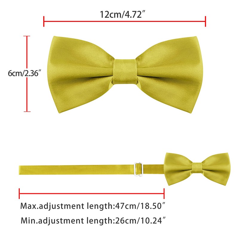 Allegra K Men's Bowtie, Bowtie, Ribbon, Formal, Wedding, School Entrance