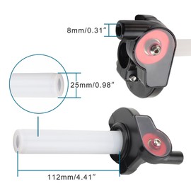 GOOFIT 7/8'' 22mm 7 8 Ungfu Mall Handlebar Throttle Grip Tube Twist Grips Replacement For Motorcycle Dirt Bike Pit Bike