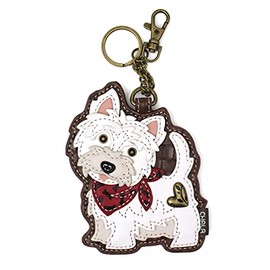 CHALA Dog Collection Women's Decorative Key Fob/Coin Purse Accessory (Westie)