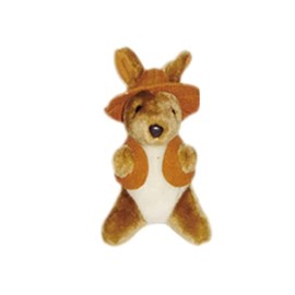 I Love Aus Small Plush Kangaroo with Hat