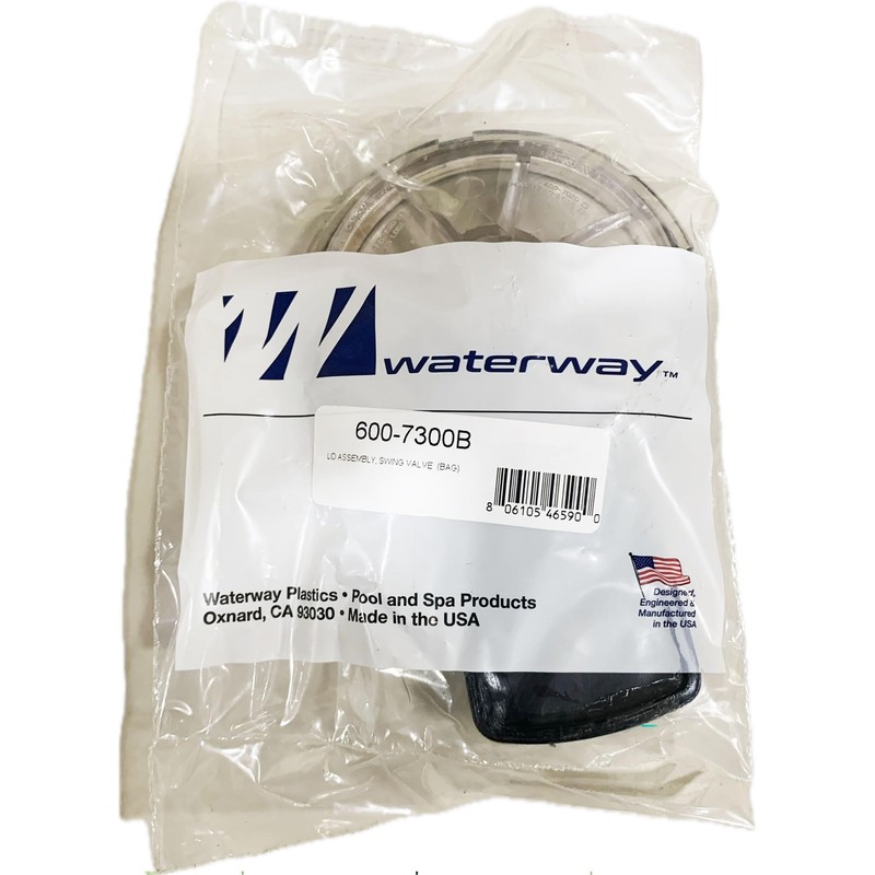 Waterway Plastics 600-7300B TruSeal Swing Check Valve and Lid Same