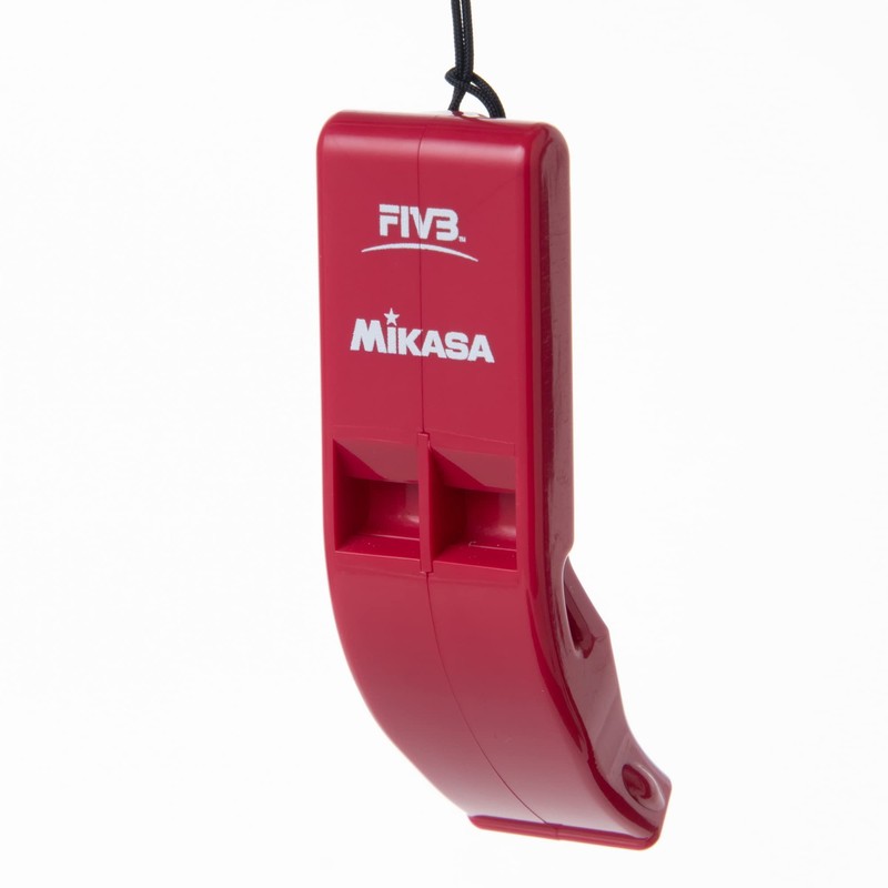 MIKASA BEAT500-R Volleyball Whistle, No Cork, Red