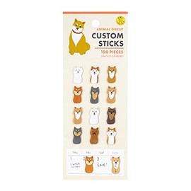 Greeting Life ETPG-140 Custom Sticks Animal Die Cut Daily Fusen Shiba Inu