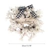 Artificial Flower Wreath White Dogwood Hanging Wreath Welcome Wreath DIY