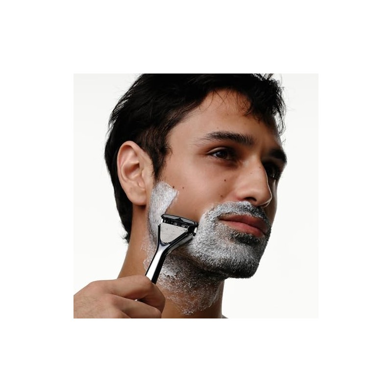 Premium Razor for Men, Handle + 2 Razor Blade Refills